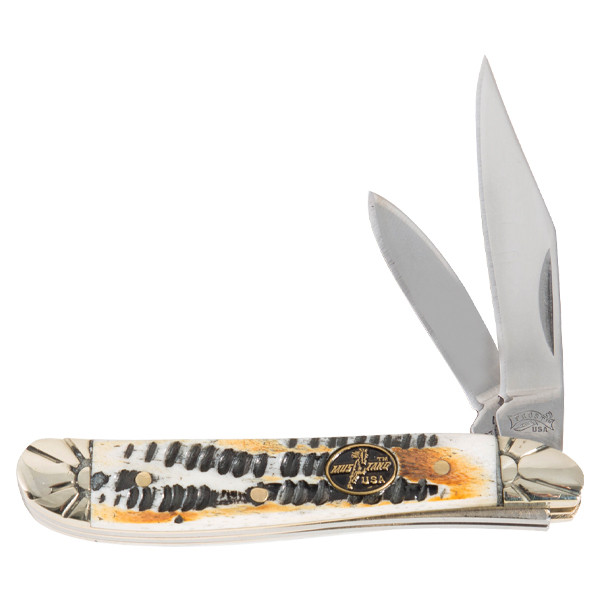 Frost Mustang USA Mojave Bone Little Peanut Folding Knife FRMB107MB