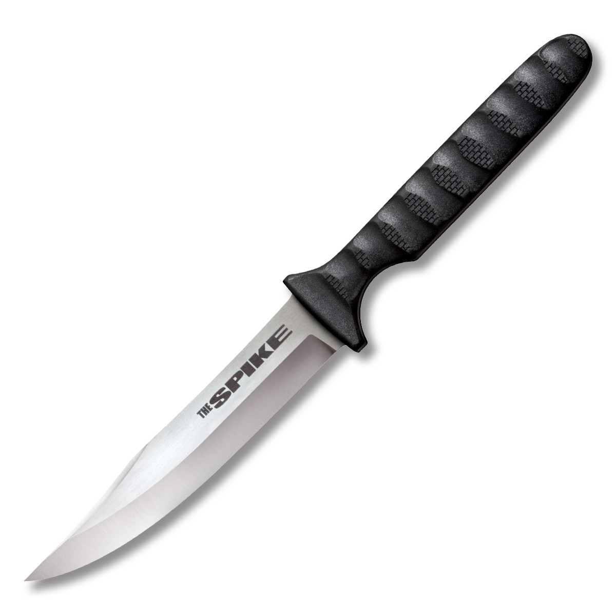 Cold Steel Bowie Spike Fixed Blade Knife 4 Inch Plain Satin Clip Point