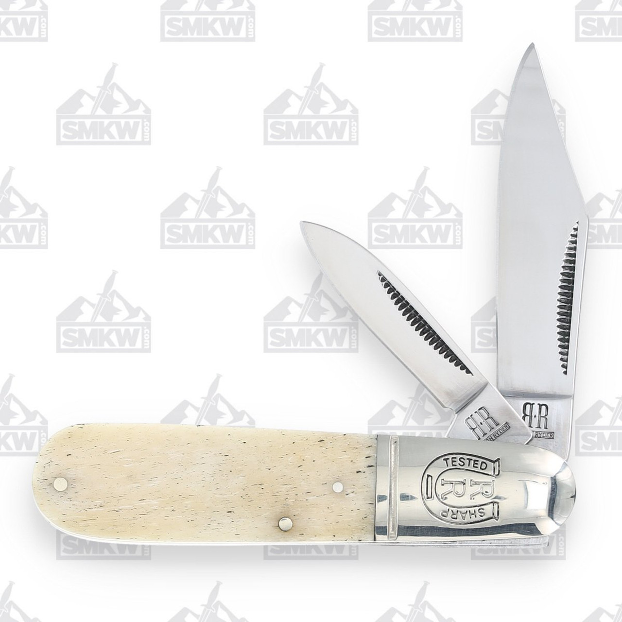 White Bone Handle Pocket Knife for Sale