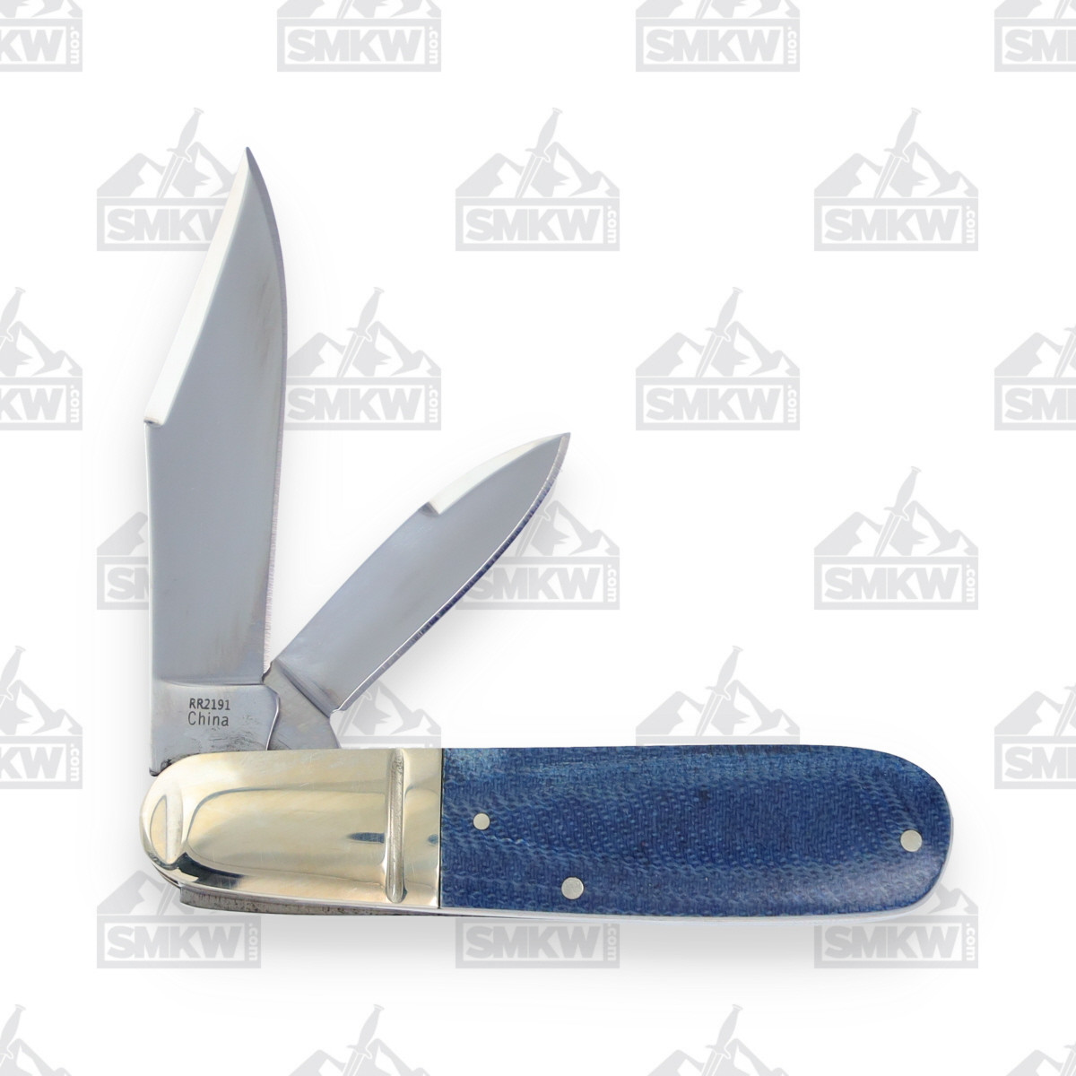 Rough Ryder Denim Micarta T10 Carbon Barlow Folding Knife | Smoky