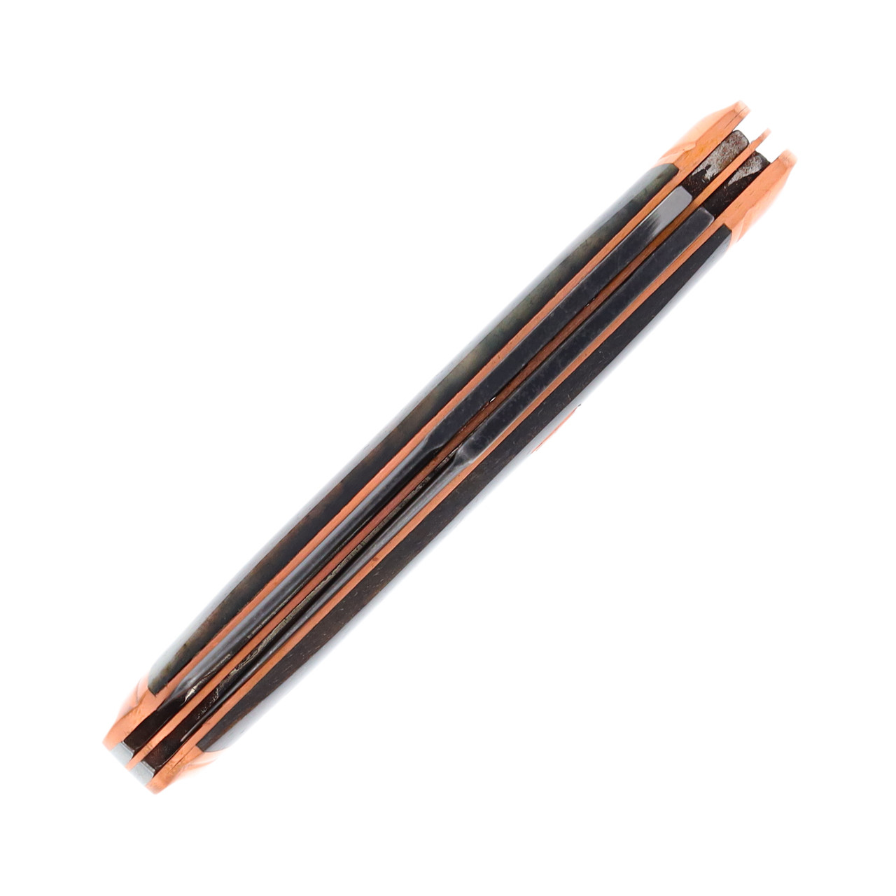 超激レア美品 AIDENTIFY × ROUGH AND RUGGED 1mm Rough Ryder Copper Black Smooth Bone Trapper RR1584 - Smoky