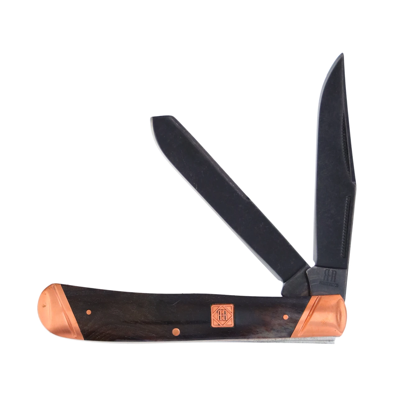 Rough Ryder Copper Black Smooth Bone Trapper RR1584