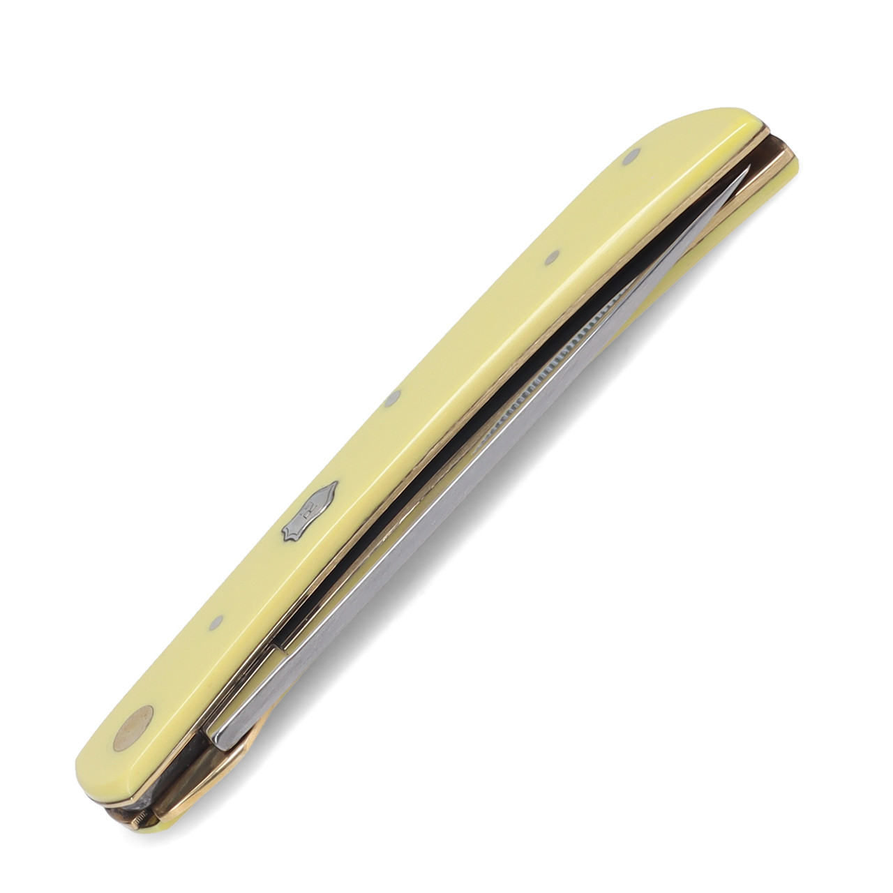 Rough Ryder Large Yellow Synthetic Work Knife RR817 - Smoky