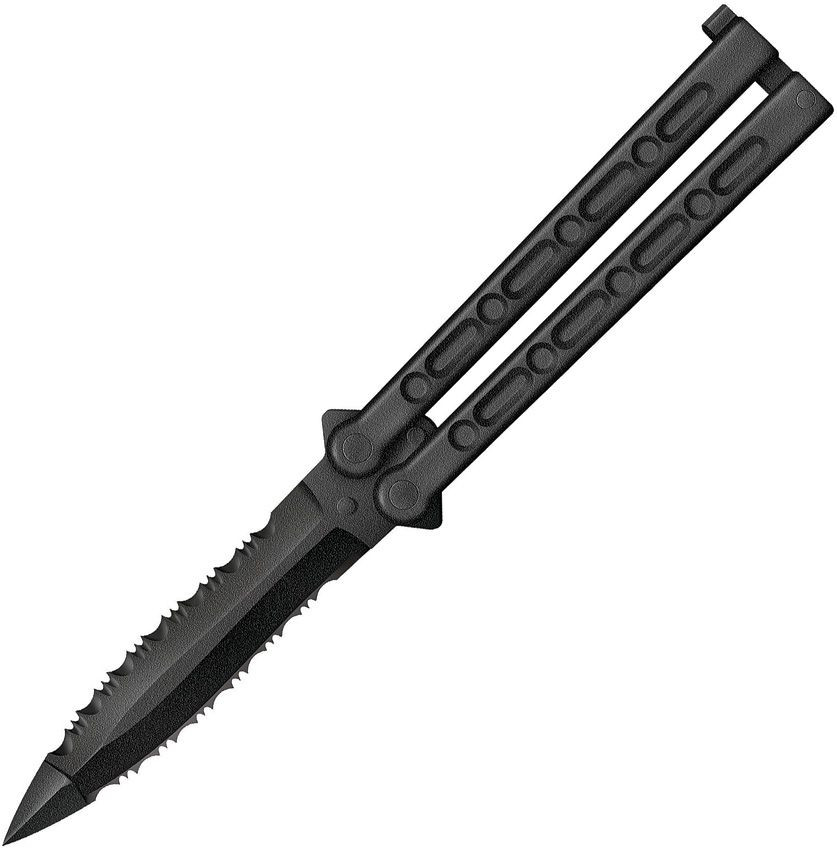 Cold Steel FGX Serrated Dagger Balisong CS92EAA - Smoky Mountain