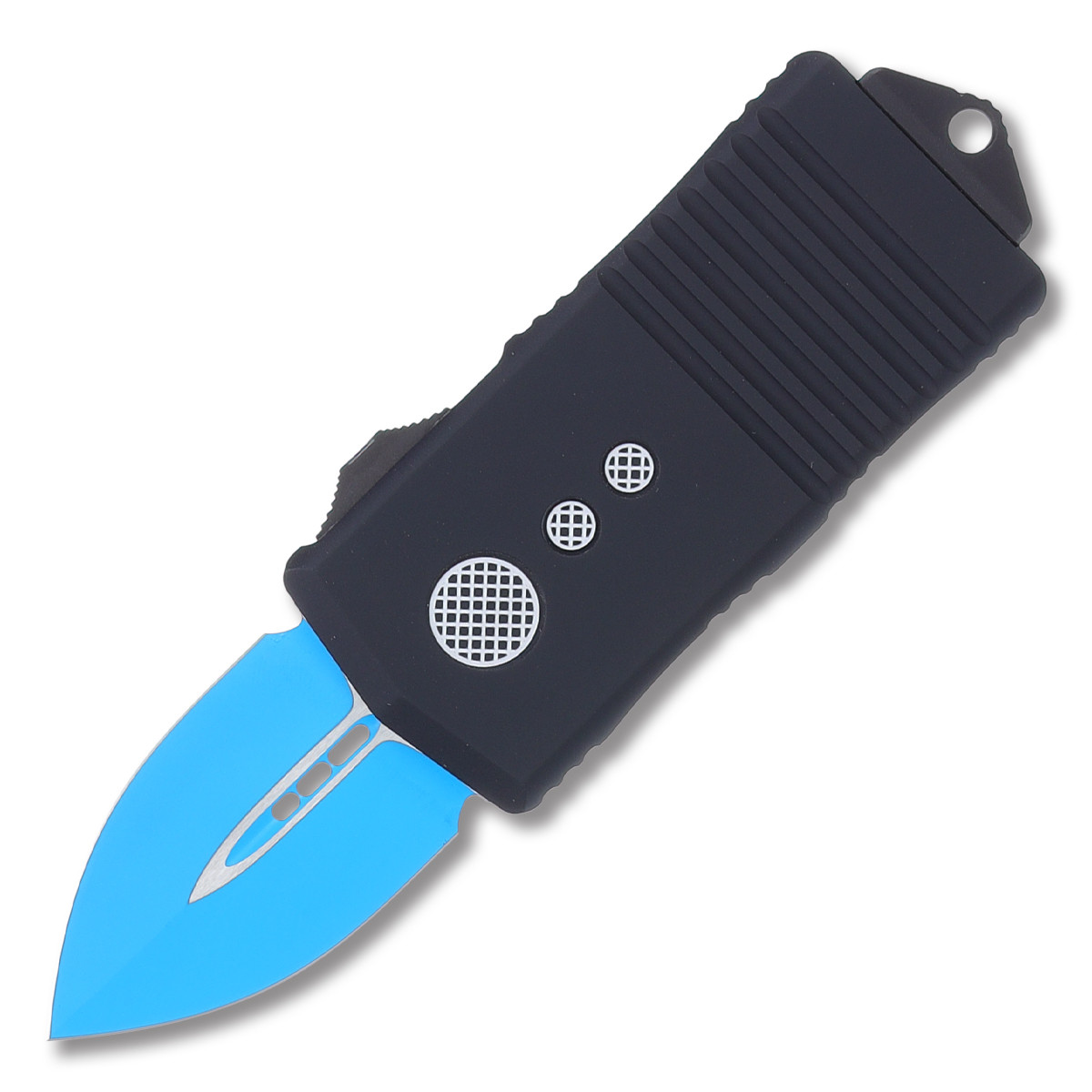 Microtech Exocet Jedi Knight Knife Out-The-Front Automatic Knife DE Blue Black
