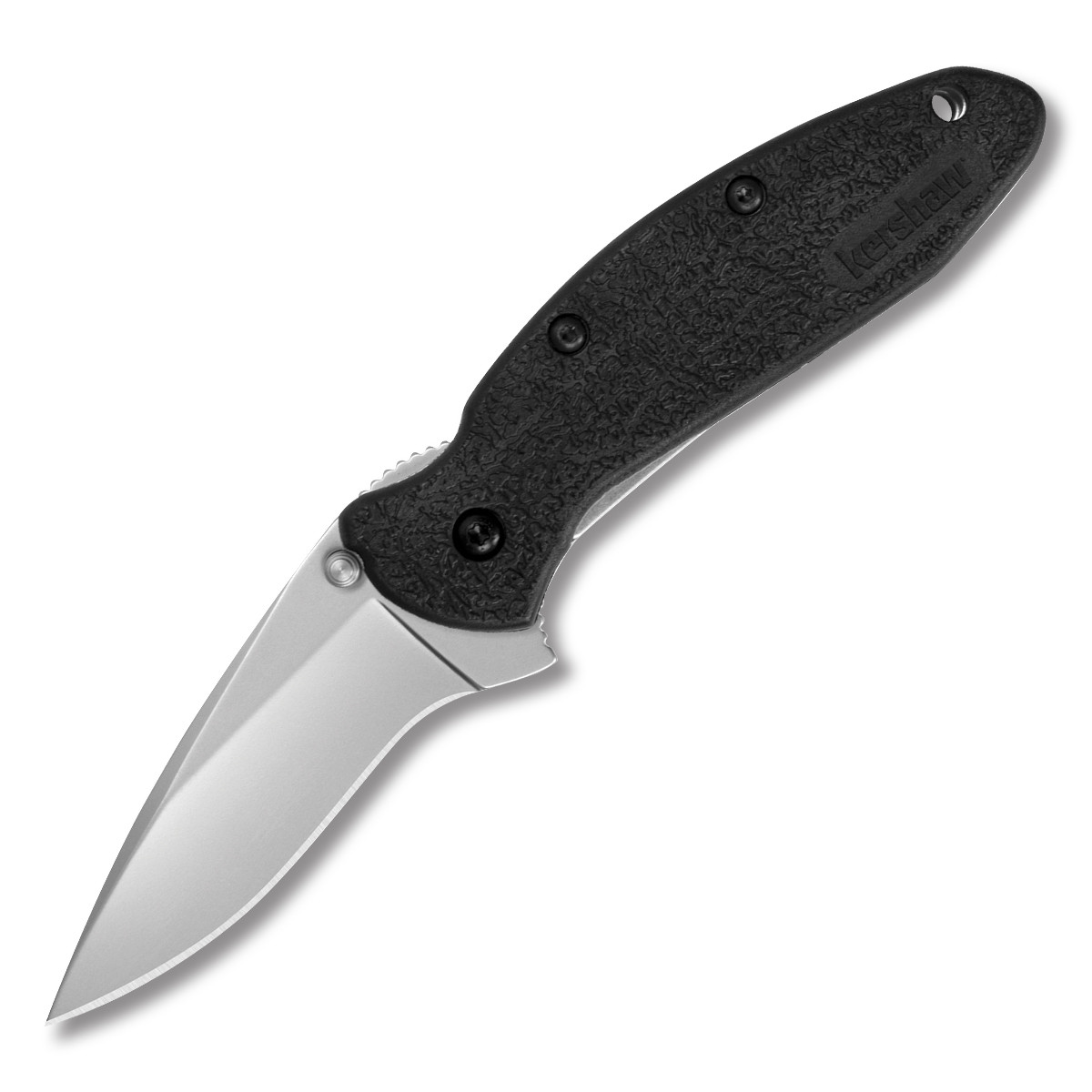 Kershaw Scallion Folding Knife 2.4 Inch Plain Bead Blasted Drop Point KS1620