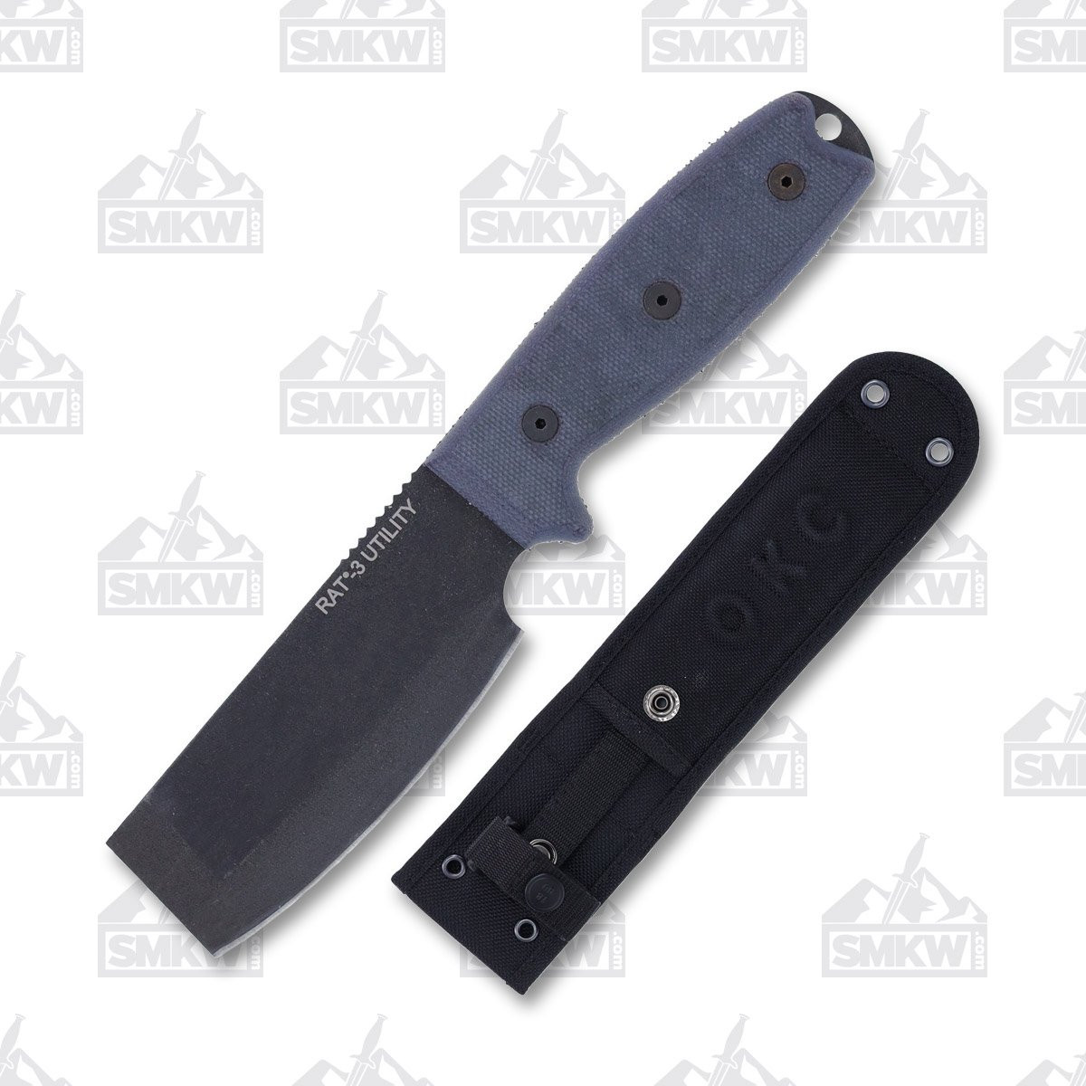 うーチャ❗️リリパット3点308☆311☆312☆ Ontario RAT 3 Fixed 3.4in Chisel Blade Utility Knife Black