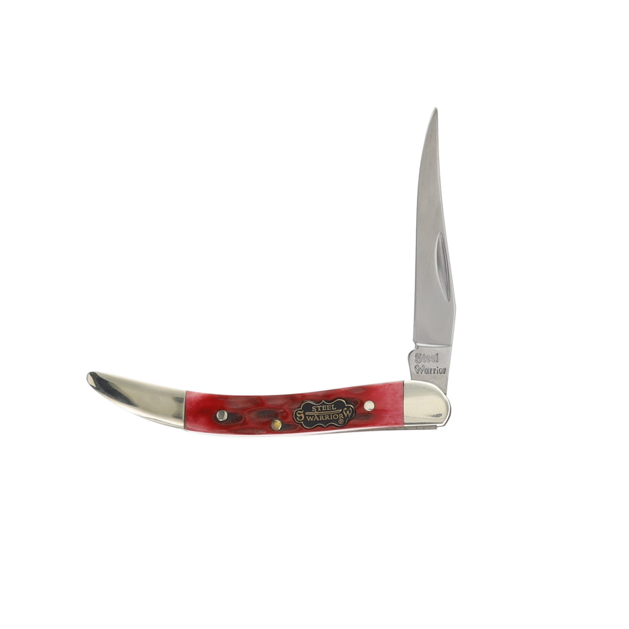 Frost Steel Warrior Dark Red Jigged Bone Little Toothpick FRSW109DRWJ