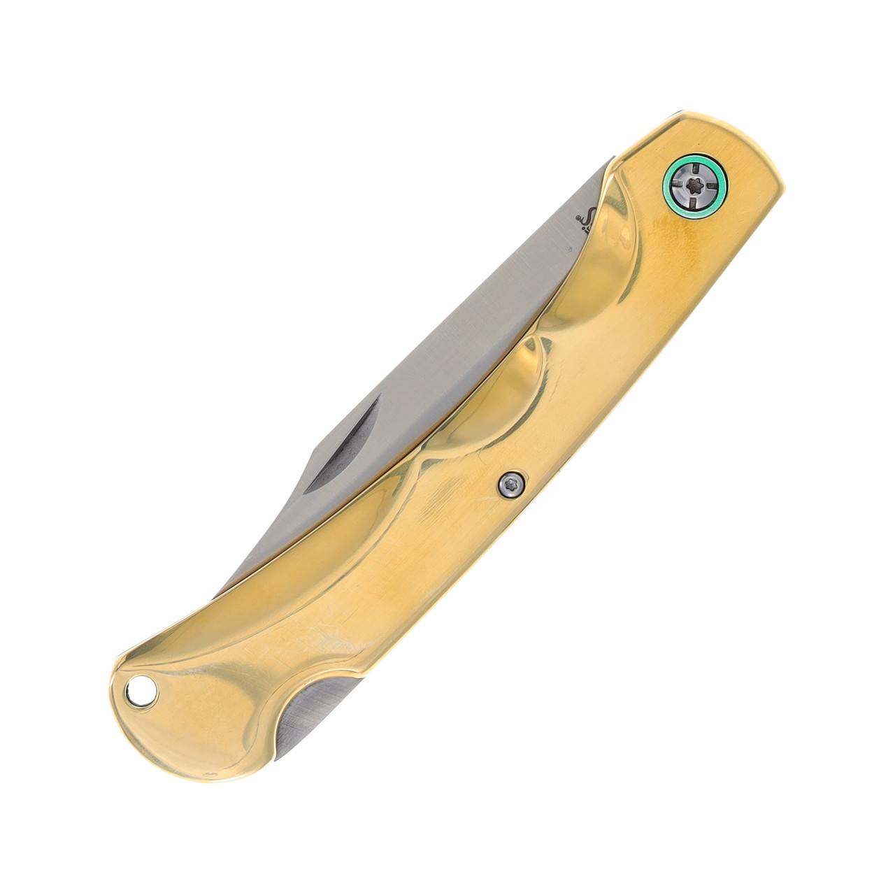 Marbles MR600 VG10 Lockback Folding Knife Brass MR600 - Smoky