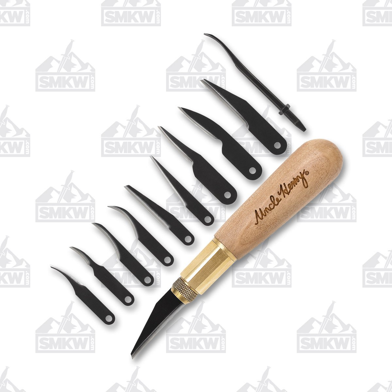 Schrade Uncle Henry Deluxe Wood Carving Kit - Smoky Mountain Knife