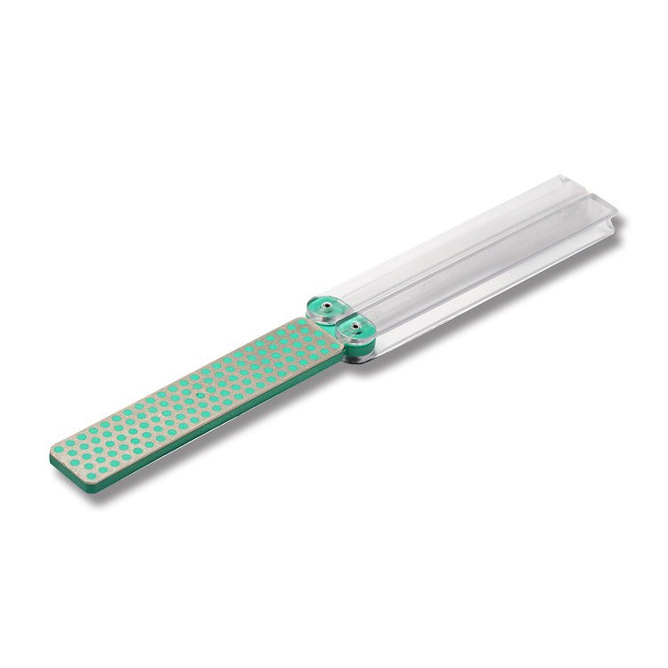DMT Diafold Diamond Whetstone Sharpener Extra Fine 1200 Grit Green