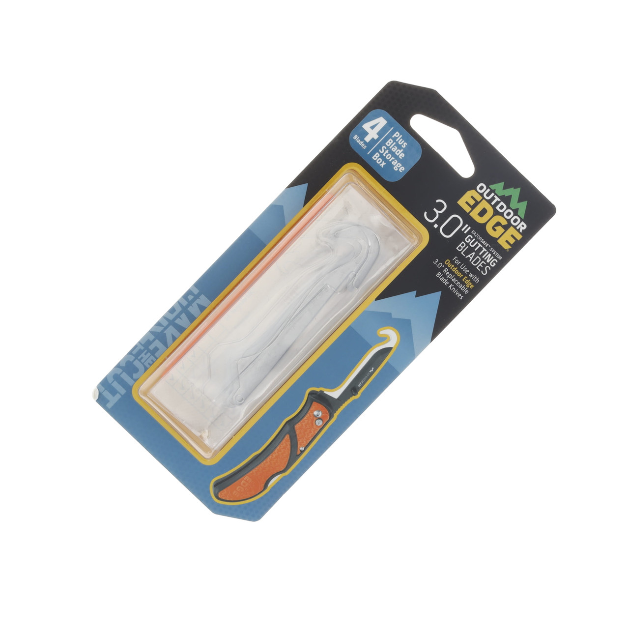 Outdoor Edge 3" Gutting Blade Replacement 4 Pack