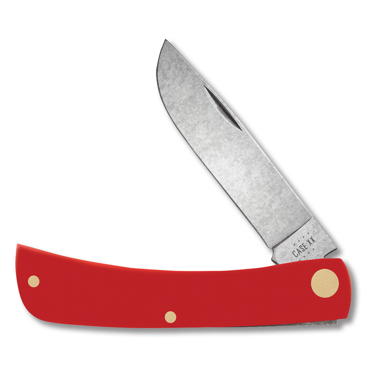Case XX American Workman Smooth Red Synthetic Buster Jr Folding