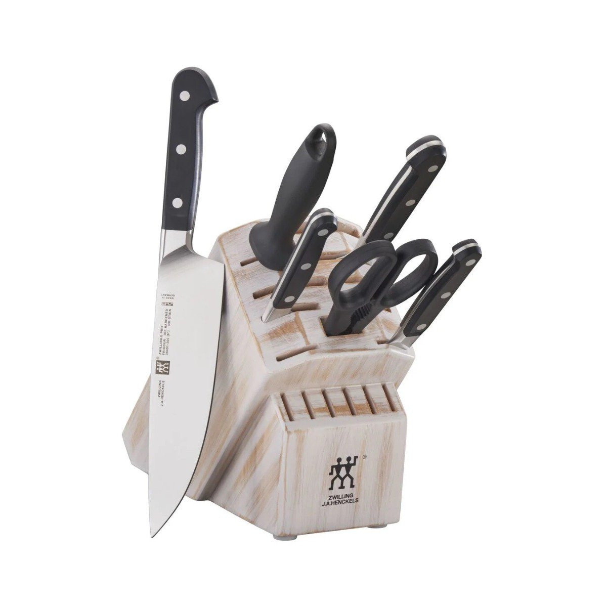 Zwilling J.A. Henckels 7-Piece W/ Rustic White Block 1019170