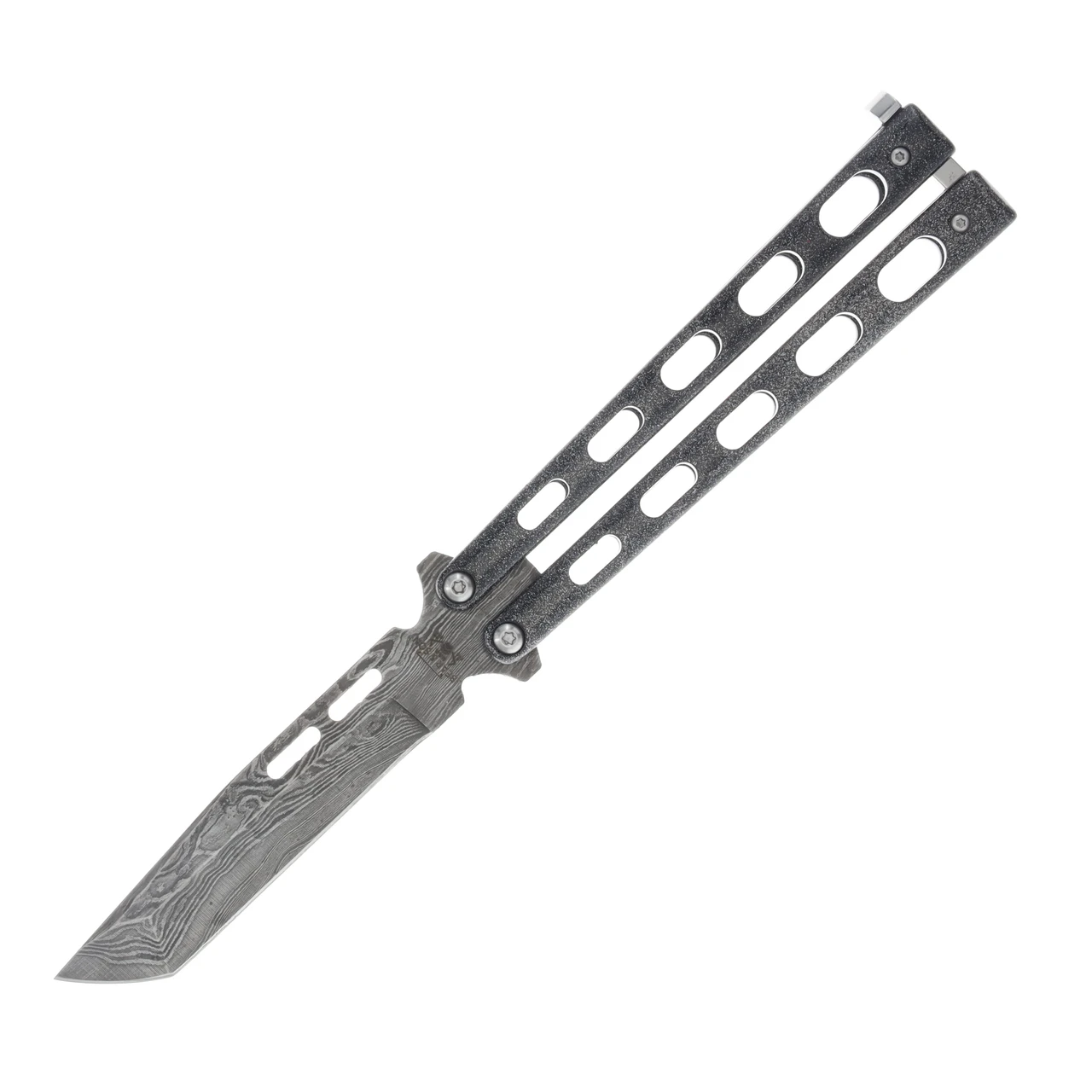Bear & Son Galaxy Balisong Tanto Damascus BR115TANGXD