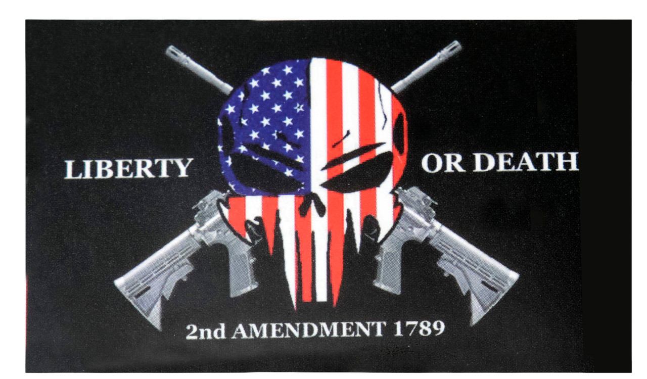 2nd Amendment-Liberty Death 1789 Flag 3x5 Foot FLAG973G