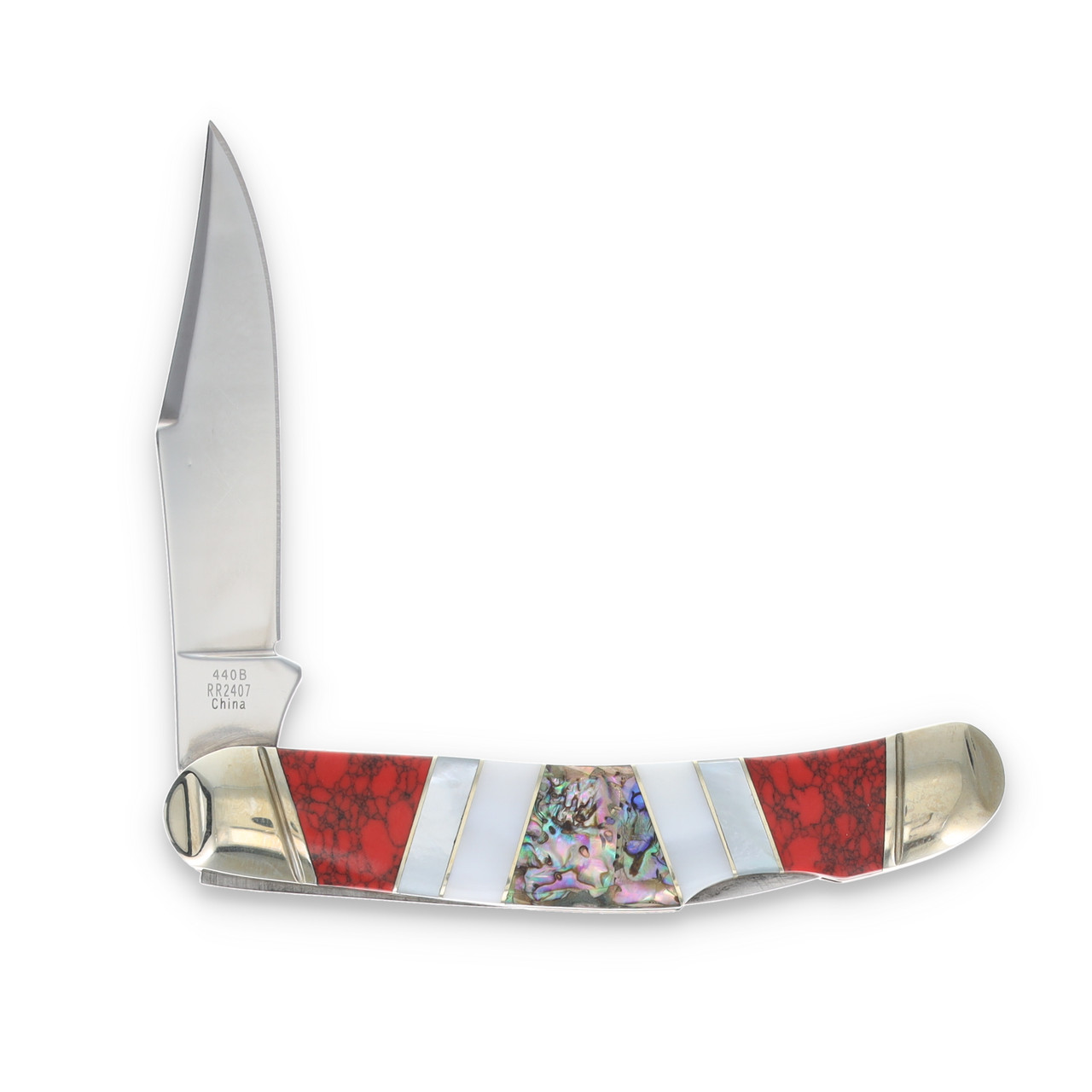 Rough Ryder Stoneworx Single-Blade Sowbelly Folding Knife RR2407