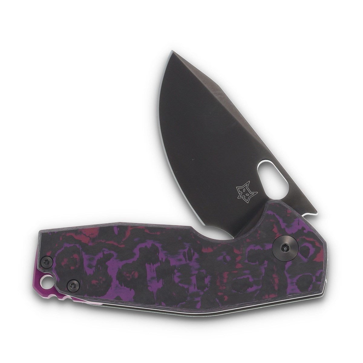 Fox Knives Suru Folding Knife (Vanax, Purple Haze FatCarbon, SMKW