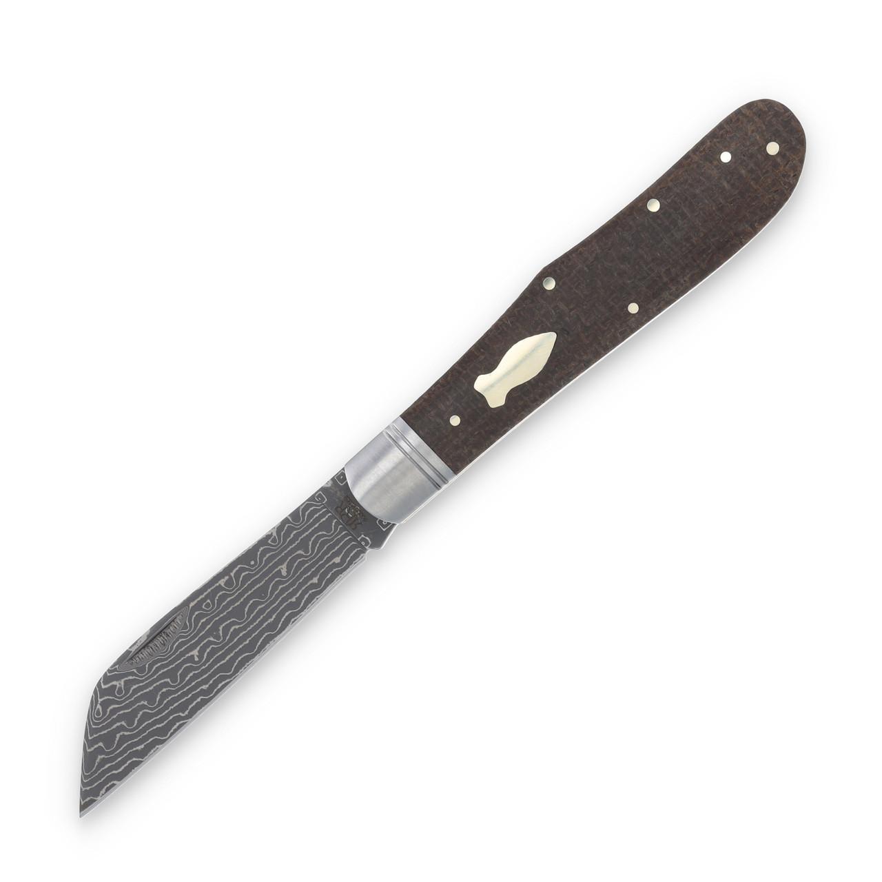 Rough Ryder Reserve Humpback Jack Folding Knife Damascus