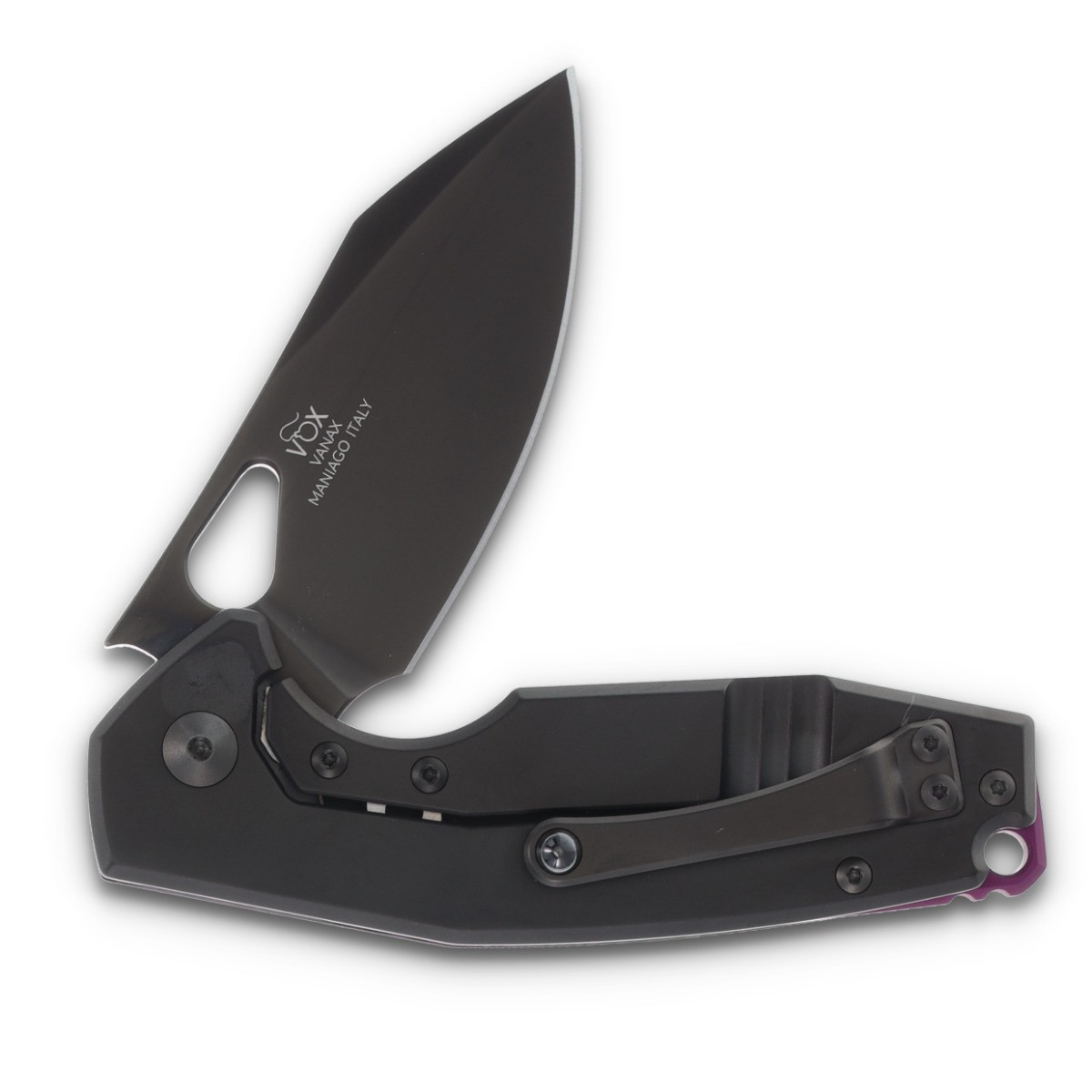 Fox Knives SMKW Exclusive Yaru Folding Knife Vanax/Purple Haze