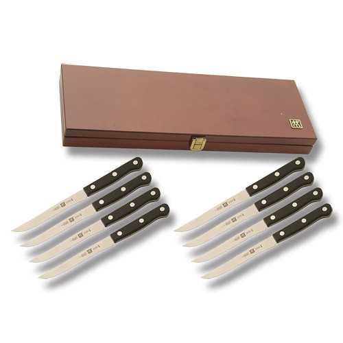 Zwilling J.A. Henckels TWIN Gourmet 8pc Steak Set with Wood Presentation Box 1021702