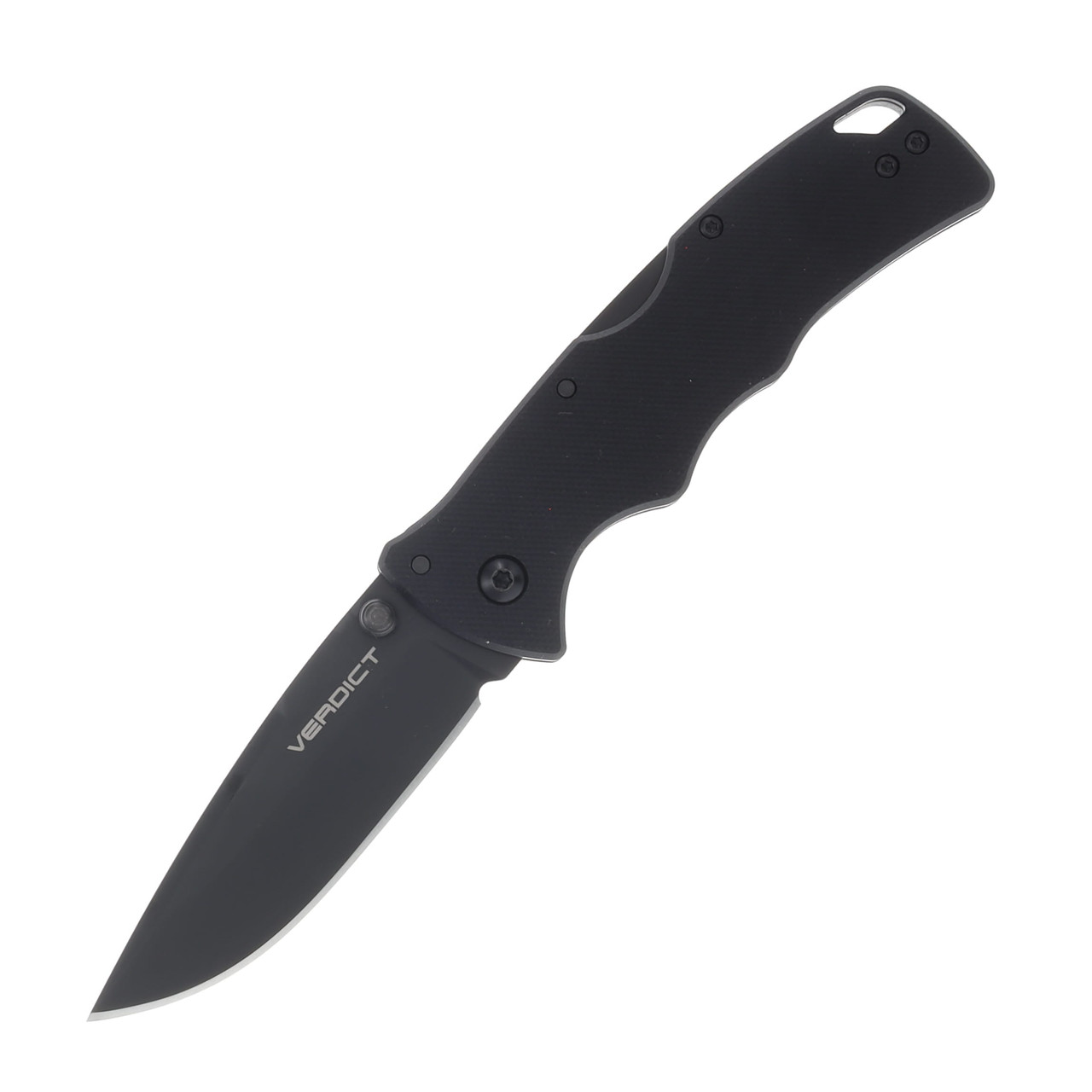 Cold Steel Verdict Folding Knife 3.12 Inch Plain Black Spear Point