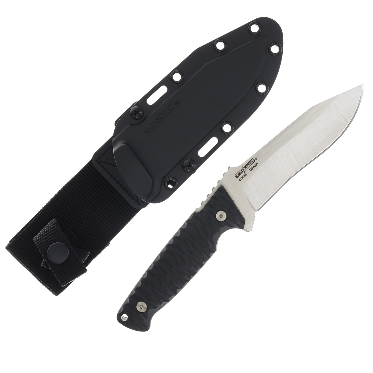 Cold Steel Razor Tek Fixed Blade Knife 5in Satin Recurve Drop