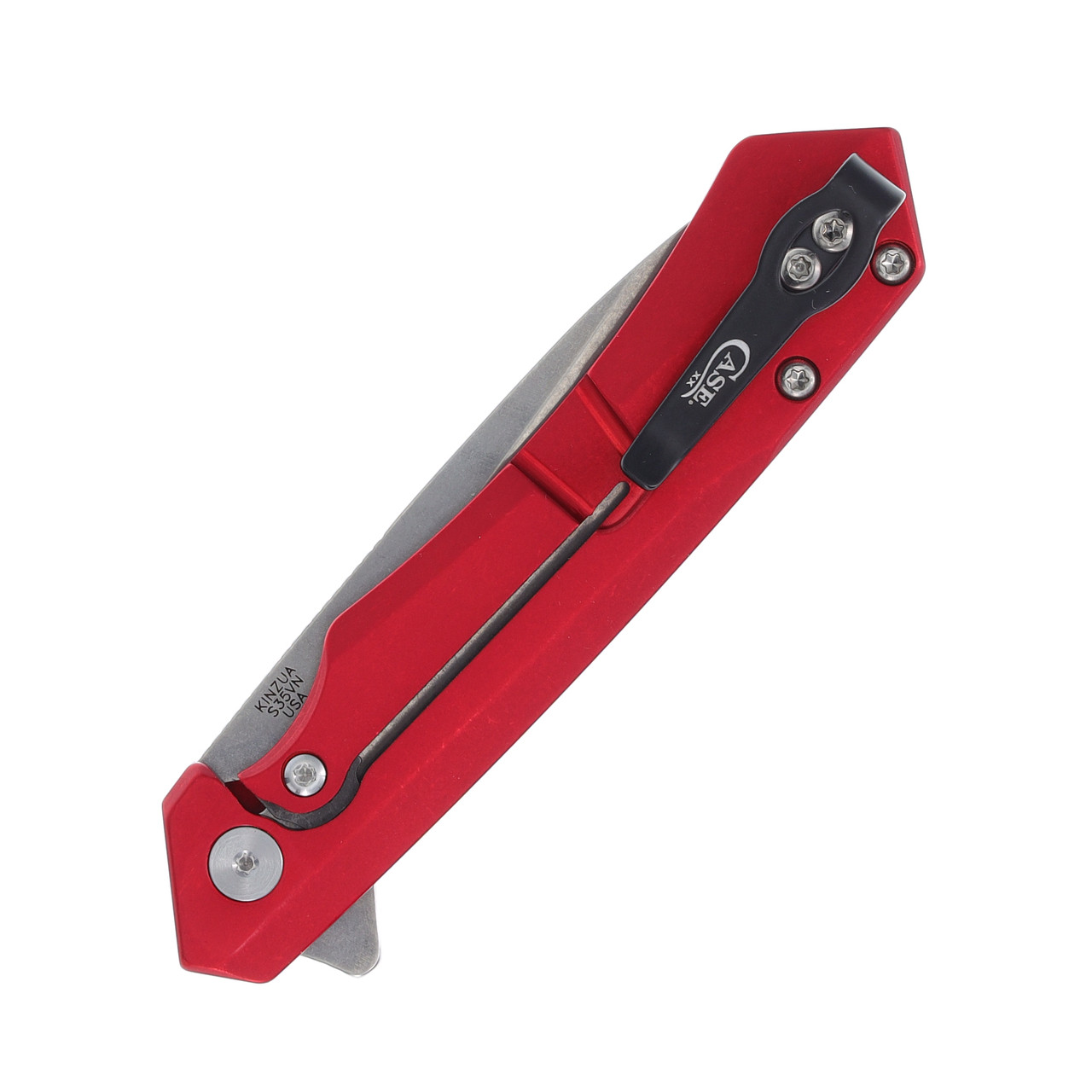 【 casia 】 Case Kinzua Framelock Folding Knife (Stonewash Spear Point R