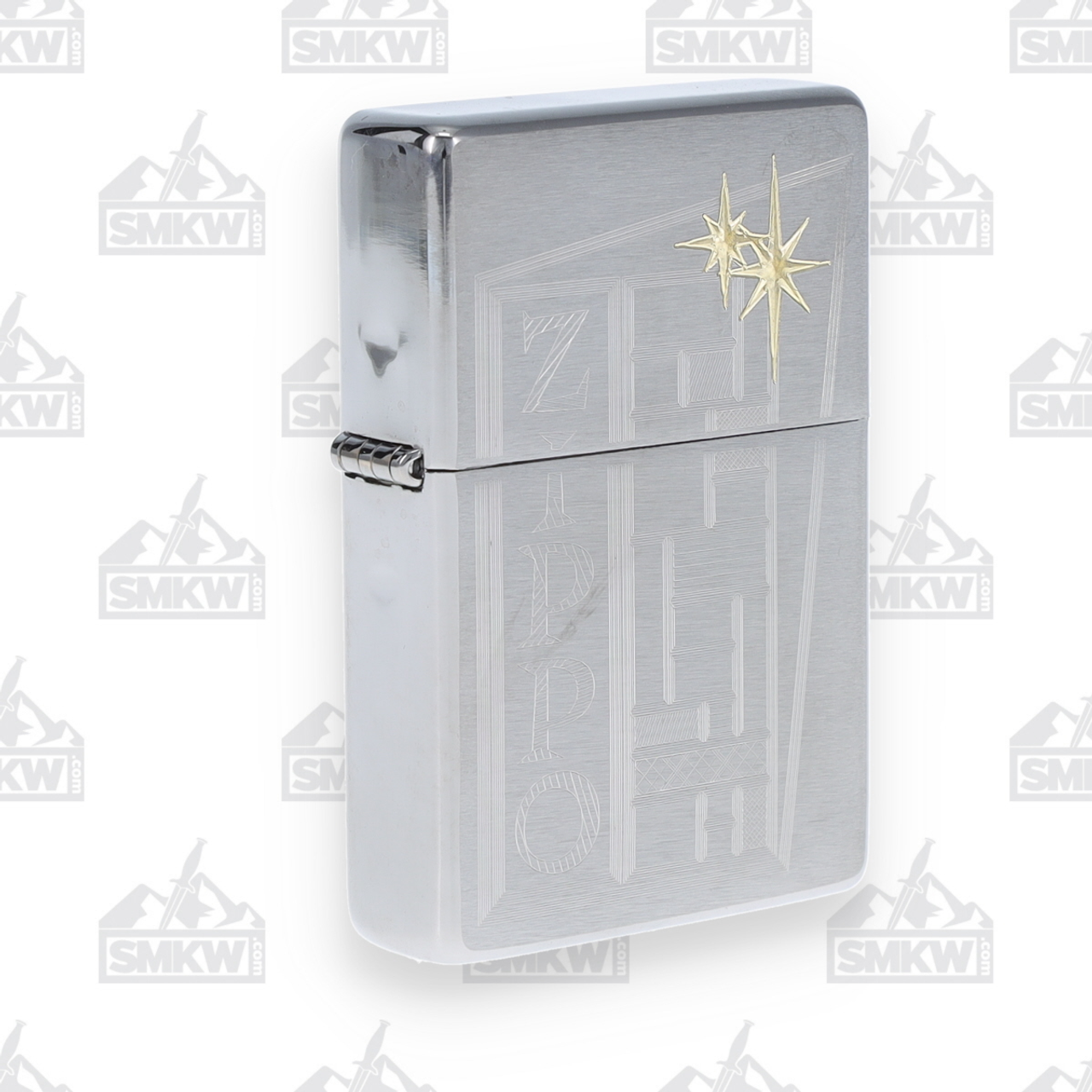 Zippo Vintage Brush Chrome  Briquet Essence - MajorSmoker