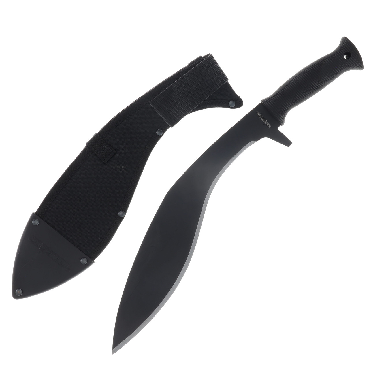 Cold Steel Kukri Plus Machete Black 13in Plain Blade 97KMPS CS97KMPS