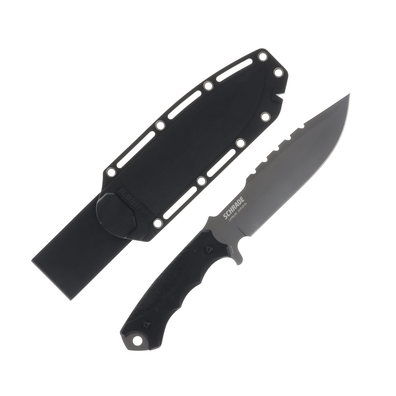 Schrade Extreme Survival 6 Inch Plain Powder Coated Drop Point 1182512