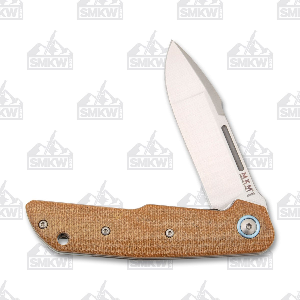 Mkmセット MKM Knives Terzuola Clap Folding Knife Natural Micarta 3in Drop Point