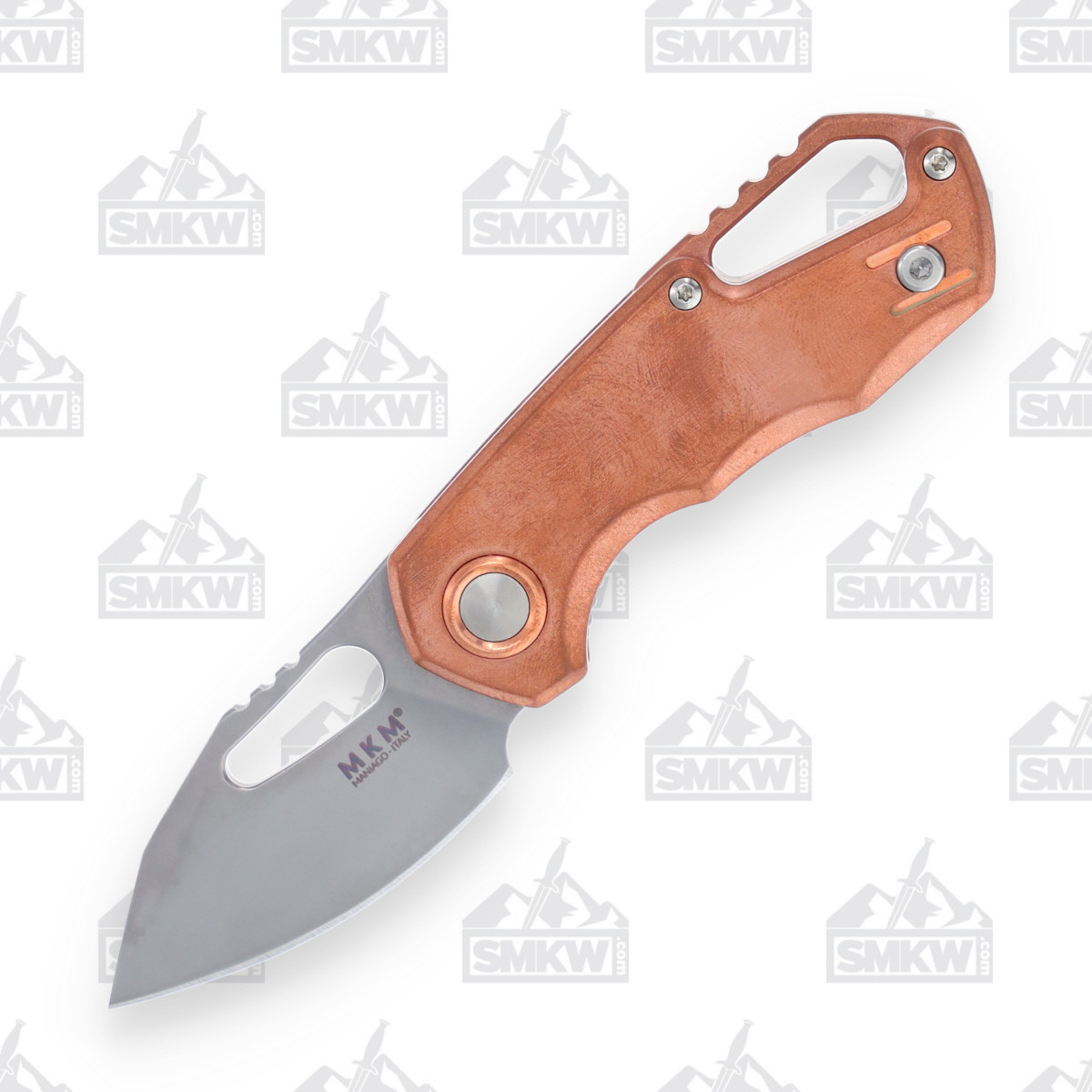 MKM Isonzo Folding Knife Clip Point Copper SMKW Exclusive MKFX033CO