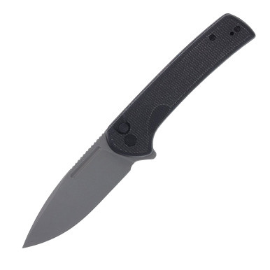 CIVIVI Conspirator Folding Knife Green Micarta 3.48in Black Drop Point WKCC210062