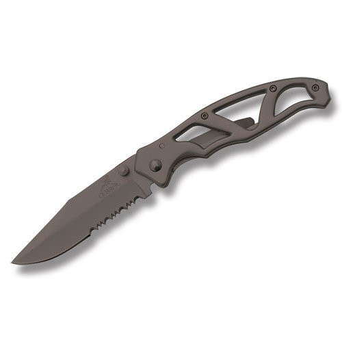 Gerber Paraframe I Folding Knife 3.01 Part Serr Clip Point Blade