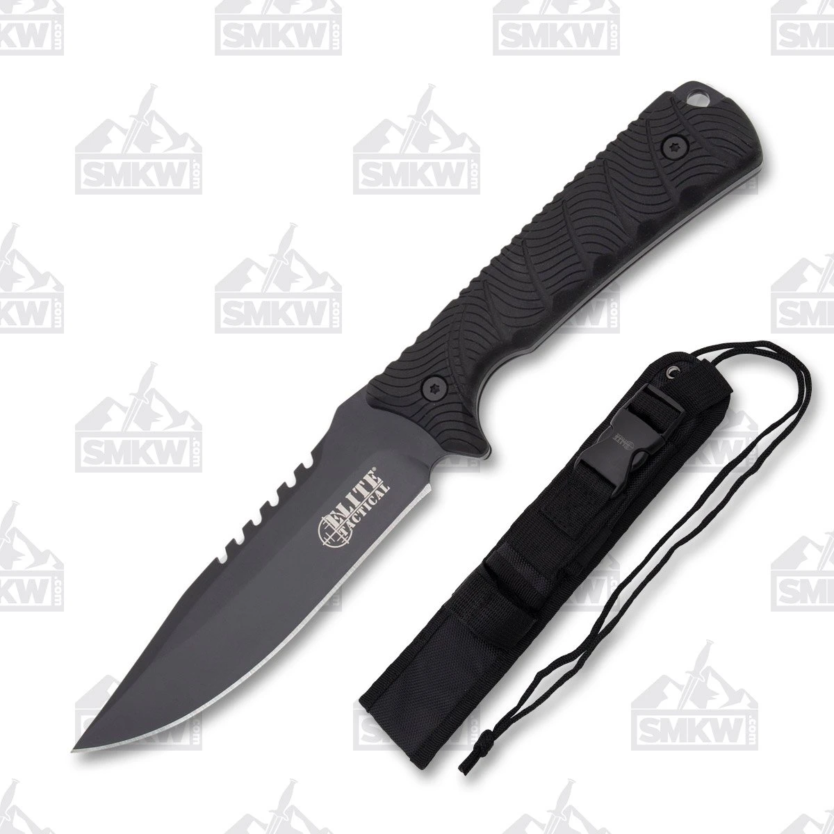 Elite Tactical Backdraft Fixed Blade MCETFIX005BK