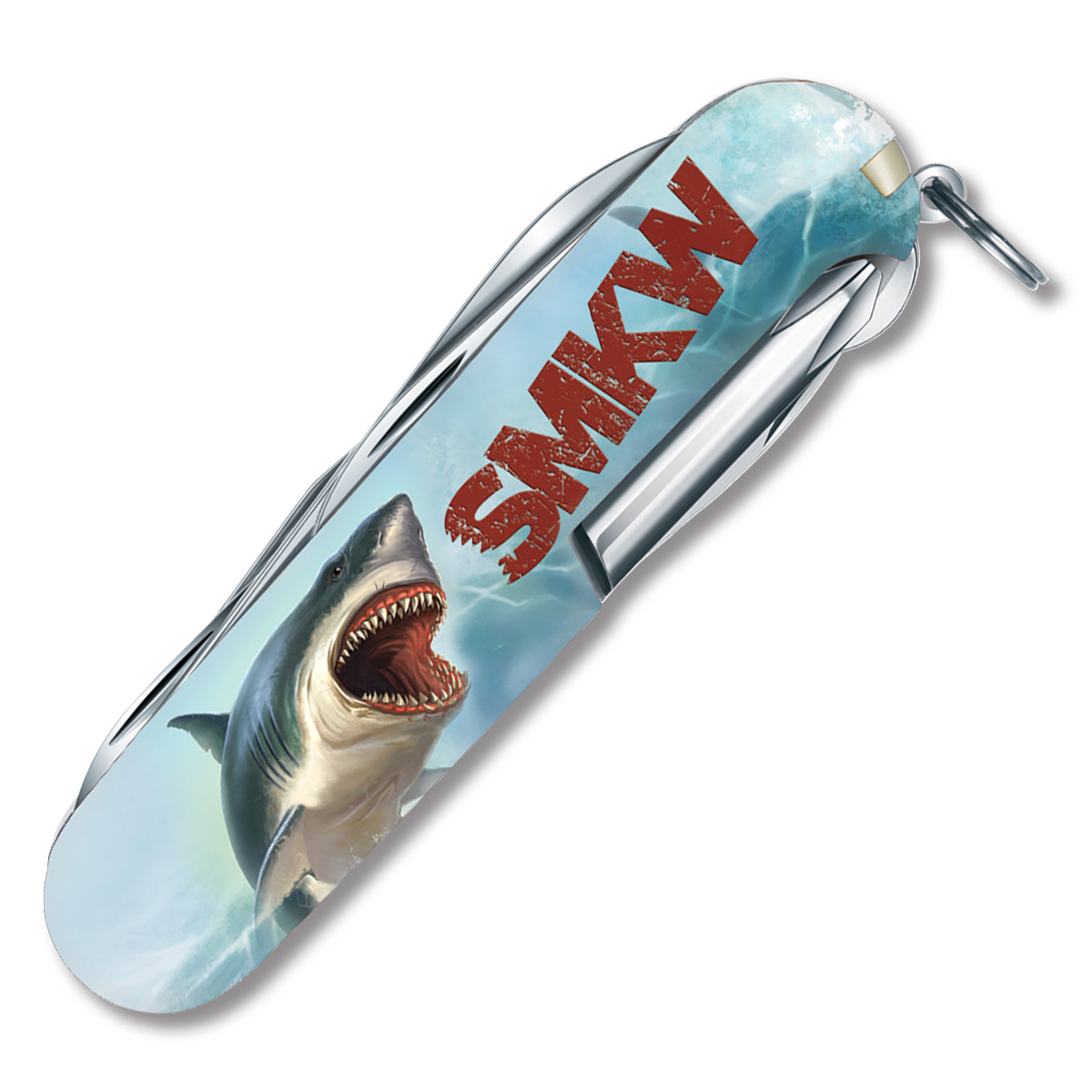 Victorinox Tinker Swiss Army Knife Blue Shark SMKW Special Design
