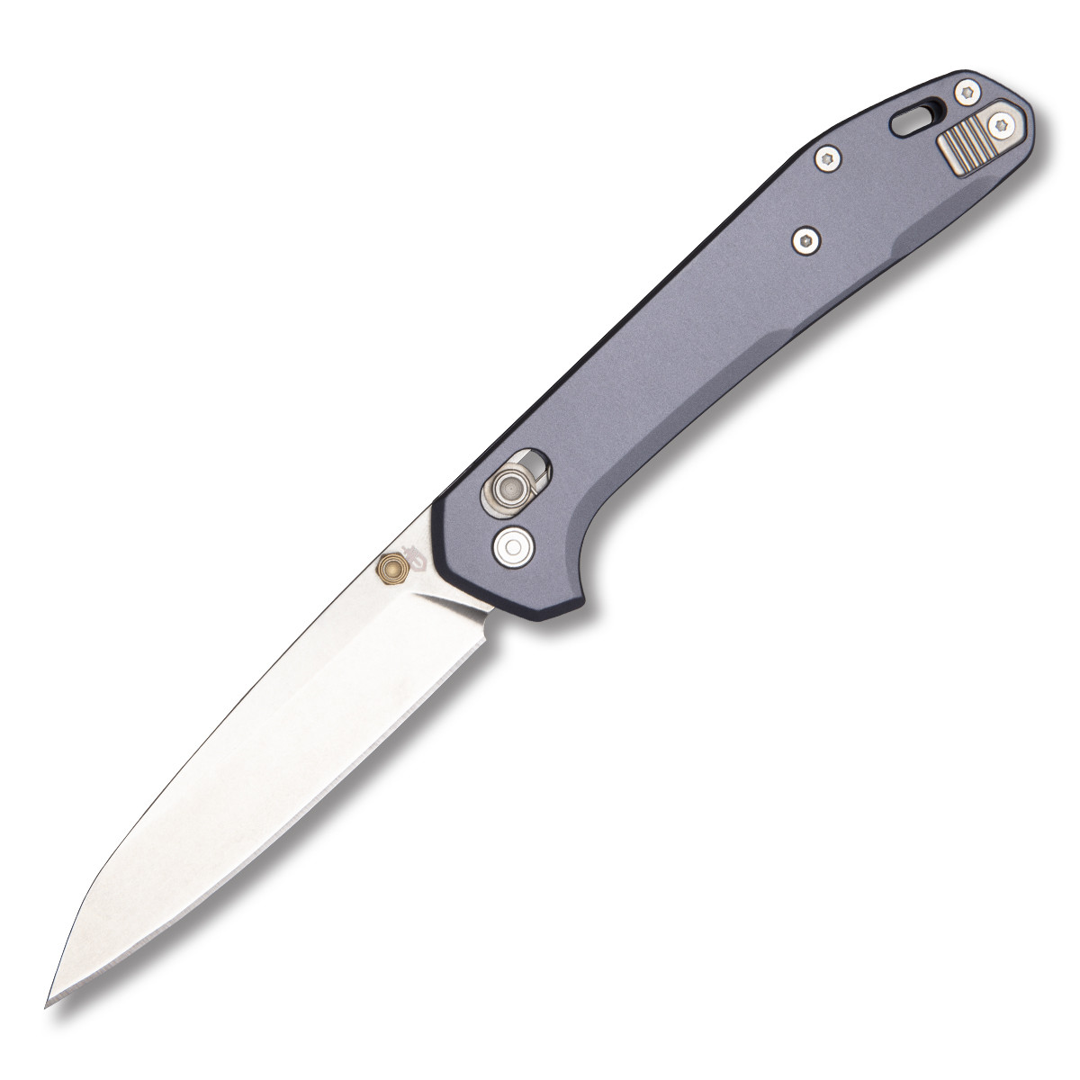 Gerber Savvy Urban Blue Folding Knife Plain Satin Wharncliffe Blade G1845