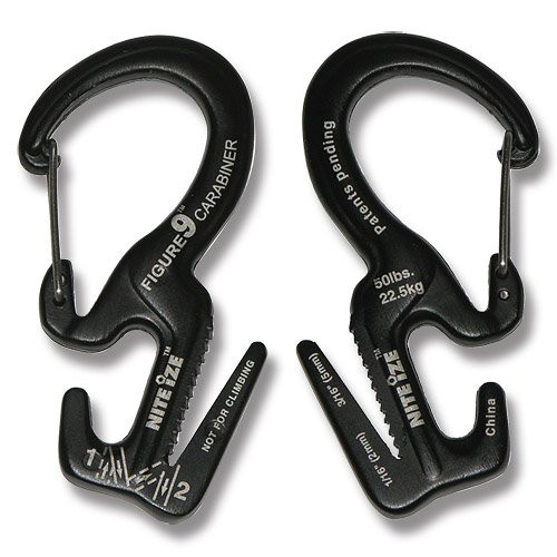 NITE IZE SM FIGURE 9 CARABI/BLK NI00808
