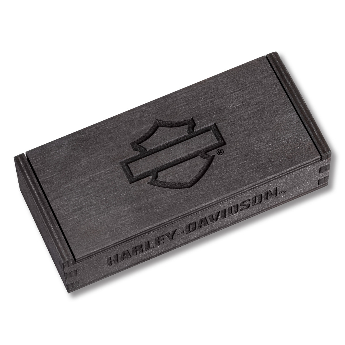 Case Harley-Davidson Black and Orange RussLock Folding Knife