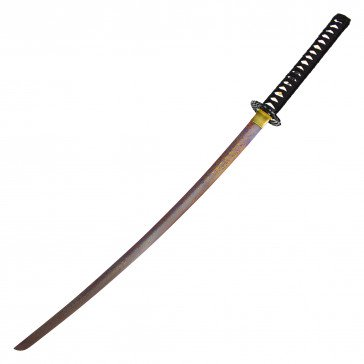 Hand Forged 40.5" Carbon Steel Katana (Fire Damascus) NTKON19