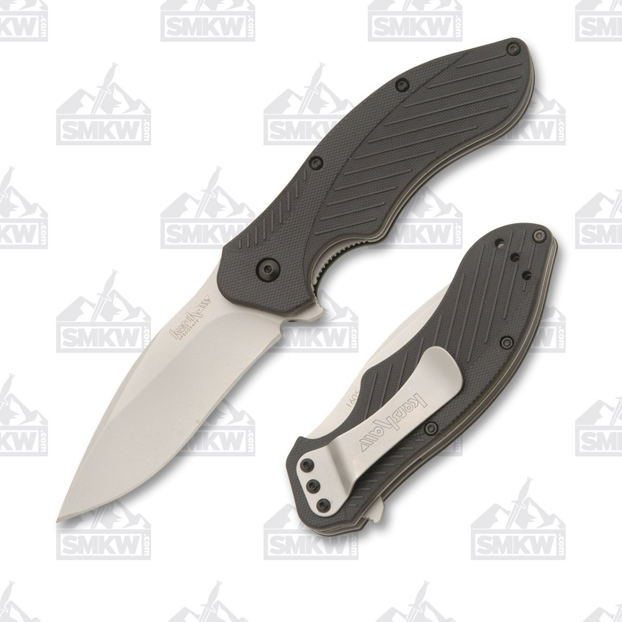  Kershaw Clash Pocket Knife, Black Serrated (1605CKTST