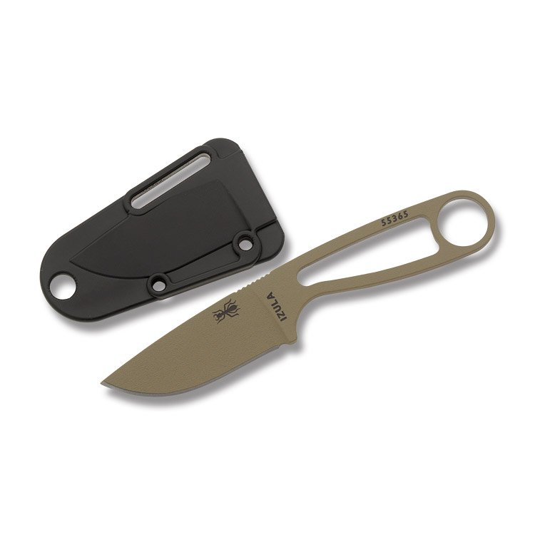 ESEE Izula Fixed Blade Knife 2.63in Plain Edge Dark Earth