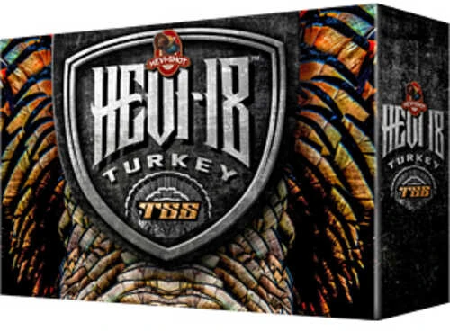 HEVI-Shot Hevi-18 TSS Turkey 12 Gauge Ammunition3.5" 2.25oz #9 Shot 5 Rounds HS4509