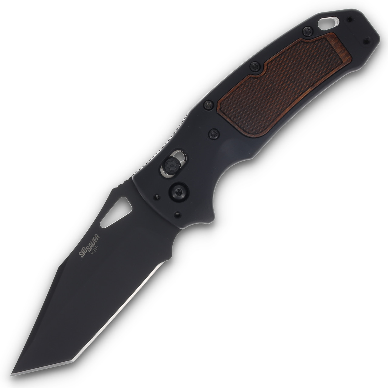 Hogue SIG K320 AXG Classic Folding Knife Walnut 3.5in Tanto Blade