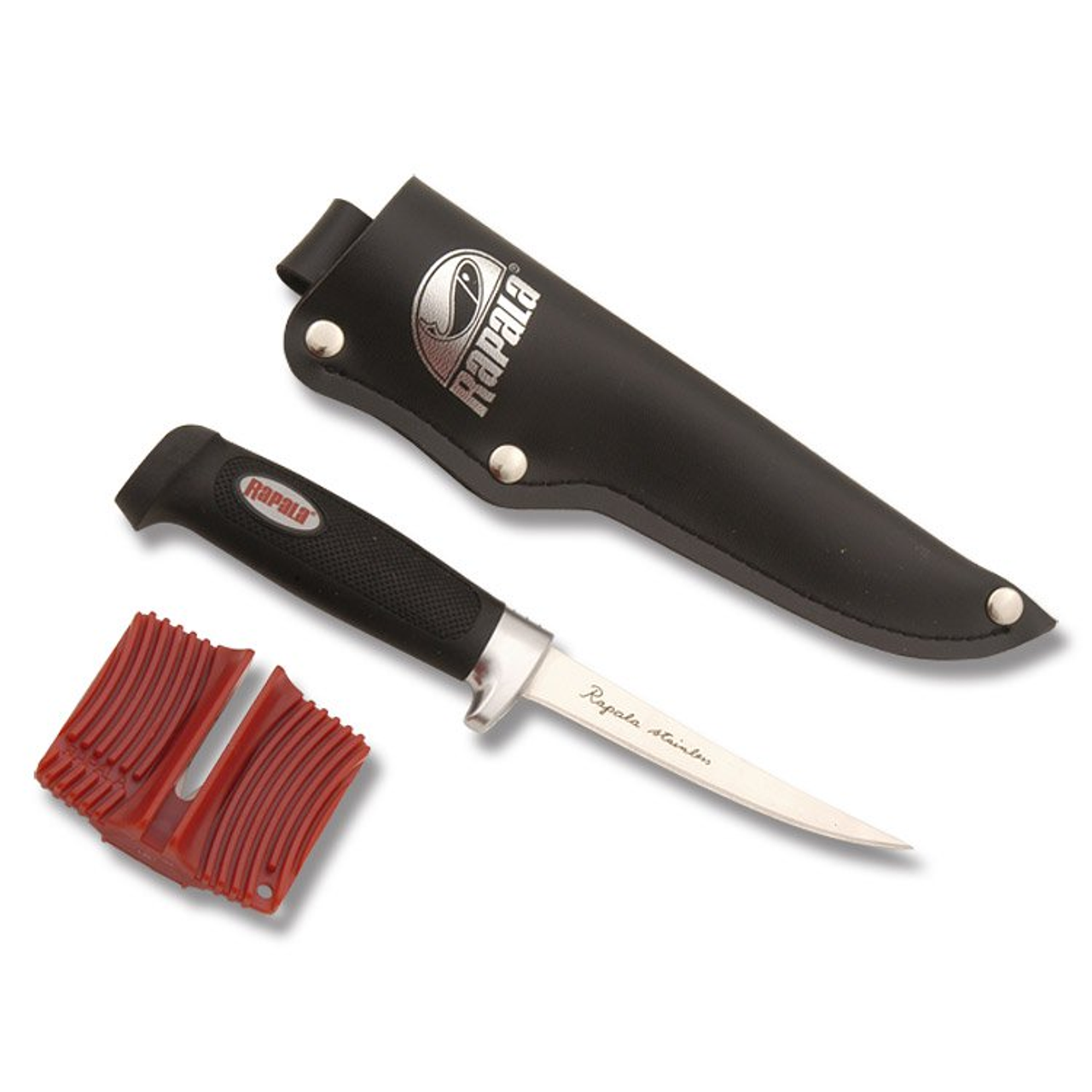 Rapala SoftGrip 4 Fillet Knife with Sharpener - Smoky Mountain Knife Works