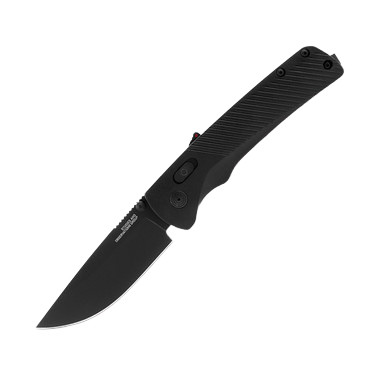 SOG Flash At Blackout Assisted Folding Knife 3.45in Drop Point Blade