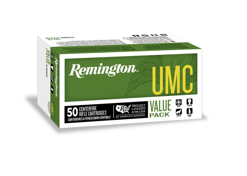 Remington UMC .223 Rem 50gr JHP Hollow Point Reloadable Brass Ammo 50Rds