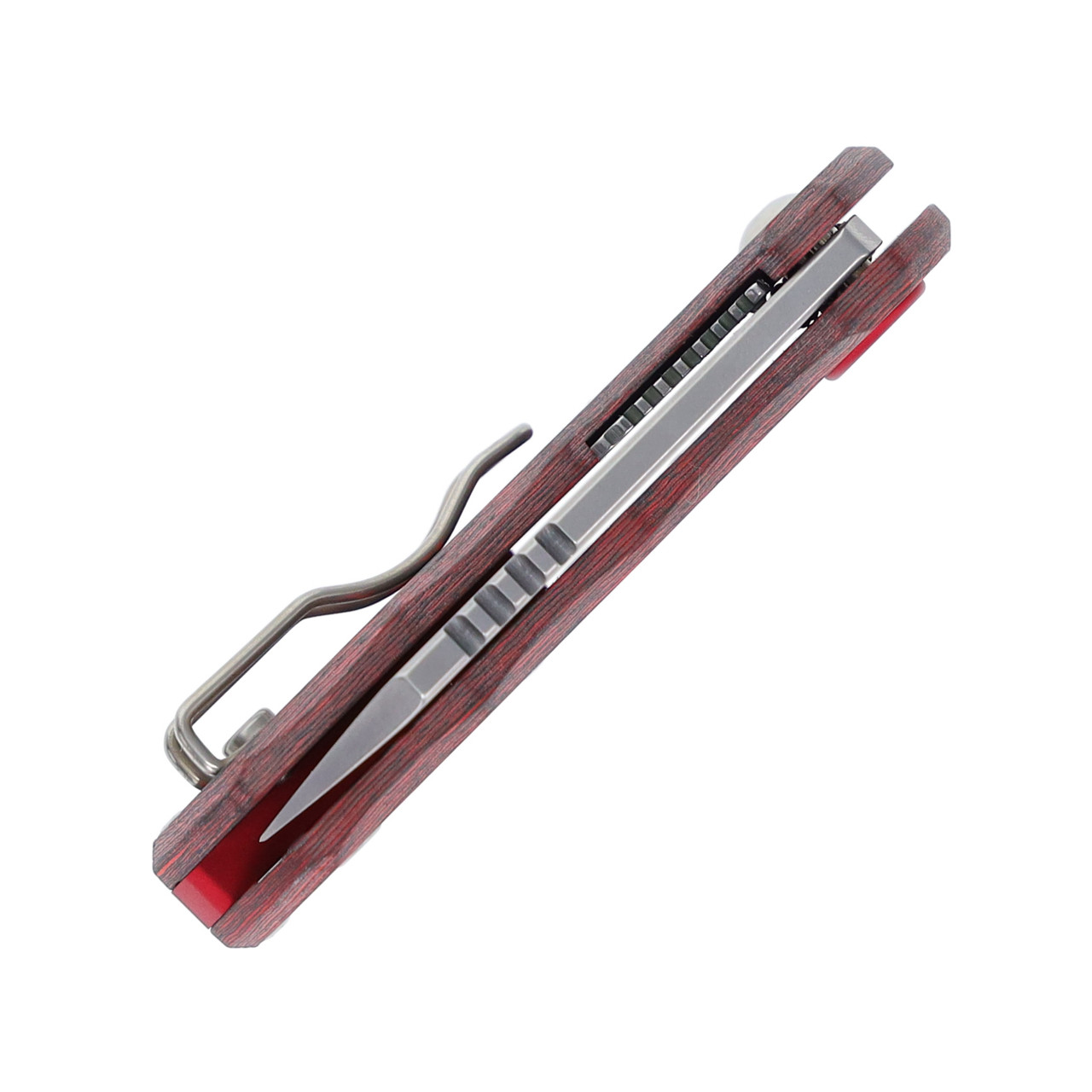 MKM Isonzo Folding Knife Lava Flow Fat Carbon Cleaver SMKW