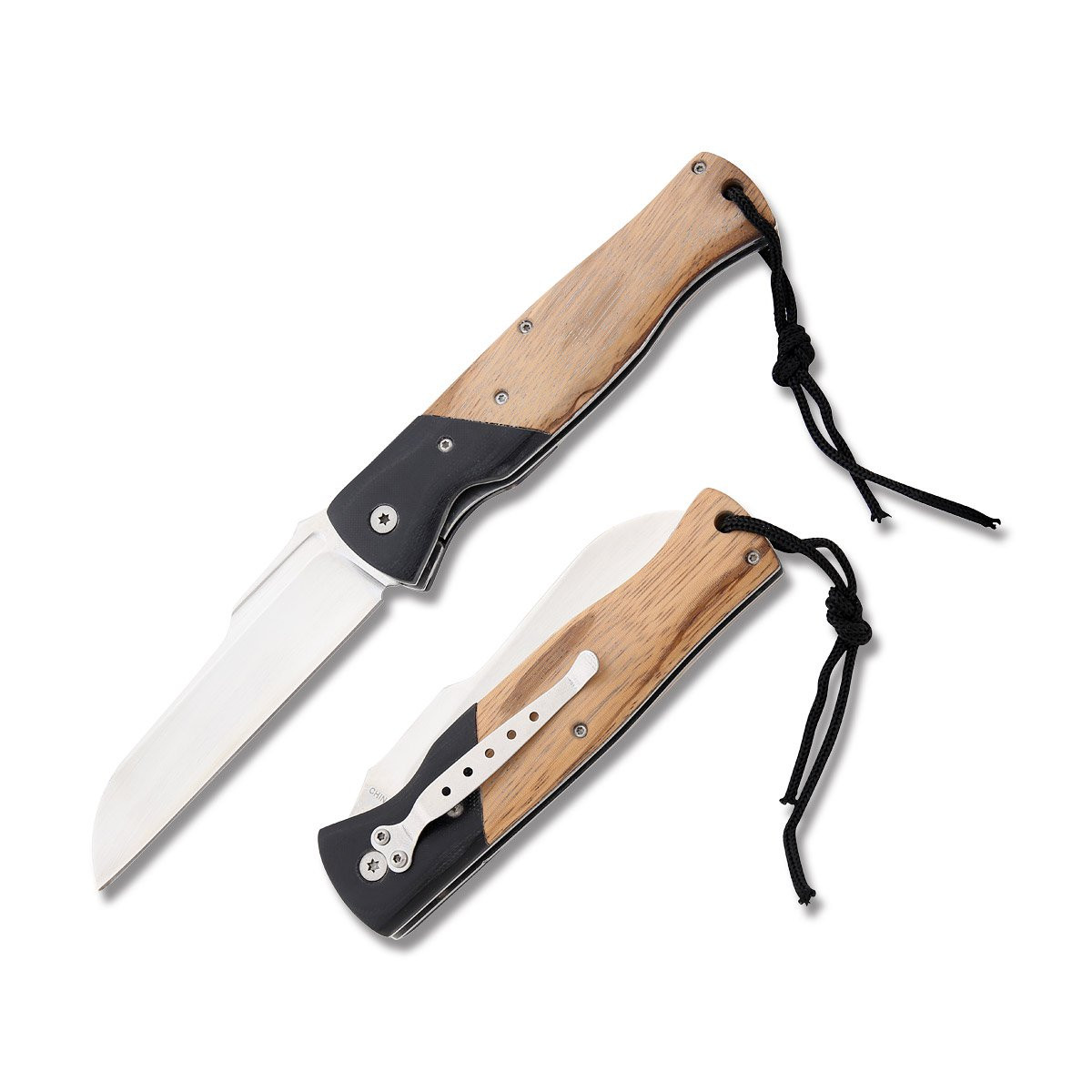 Frost Black Hills Zebra Wood Linerlock FRBKH016ZW